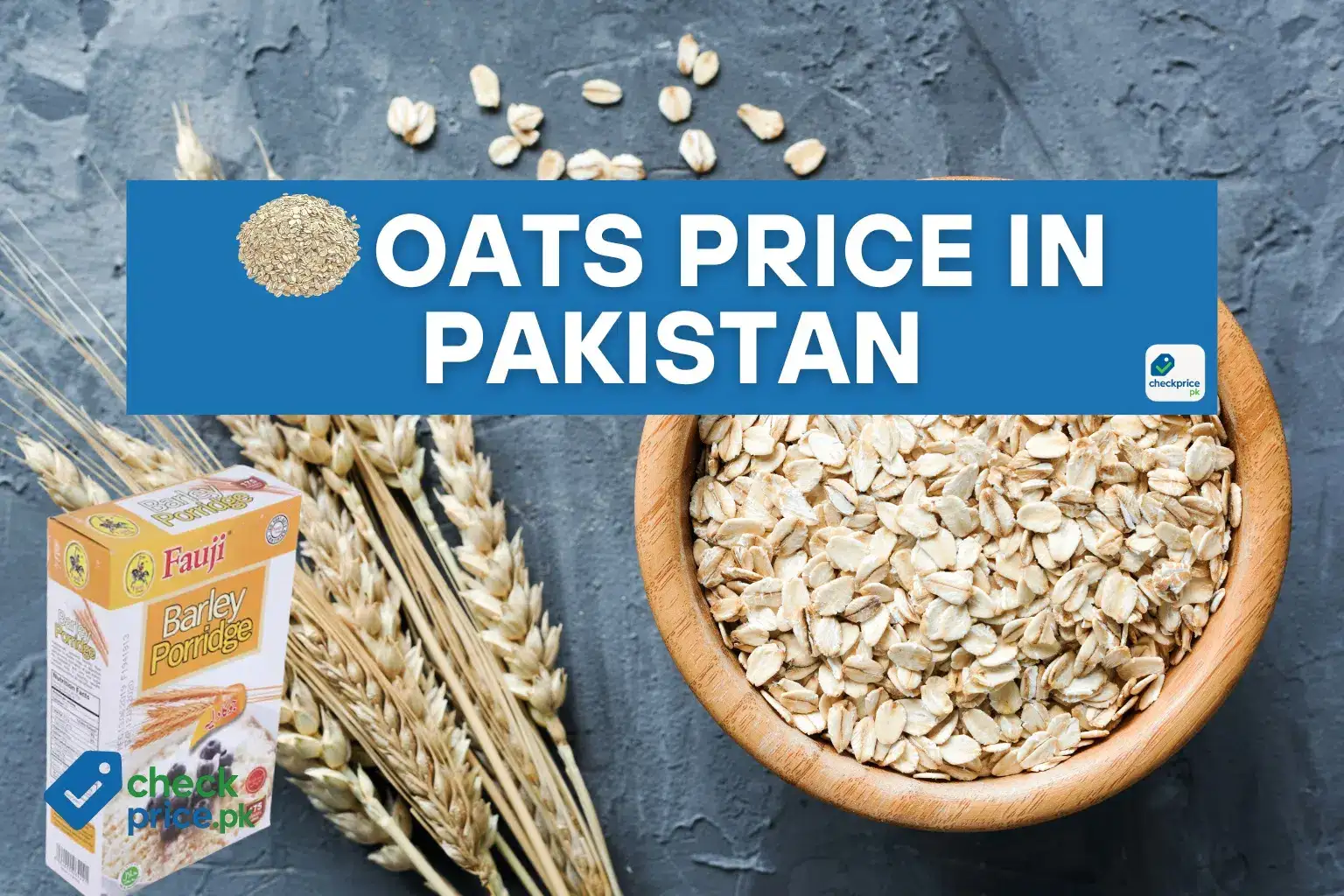 A variety of oats packs on a store shelf showing current oats price in Pakistan