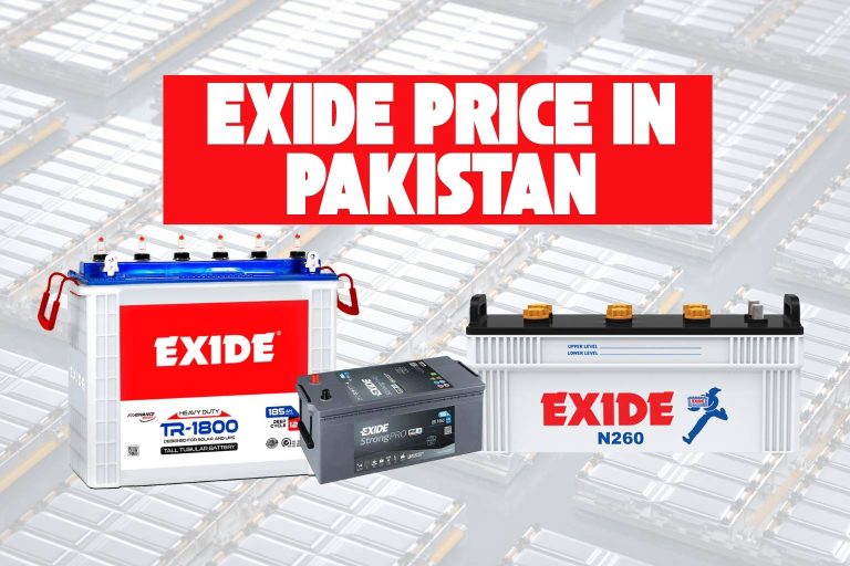 Exide Battery Price in Pakistan – 18 January 2026